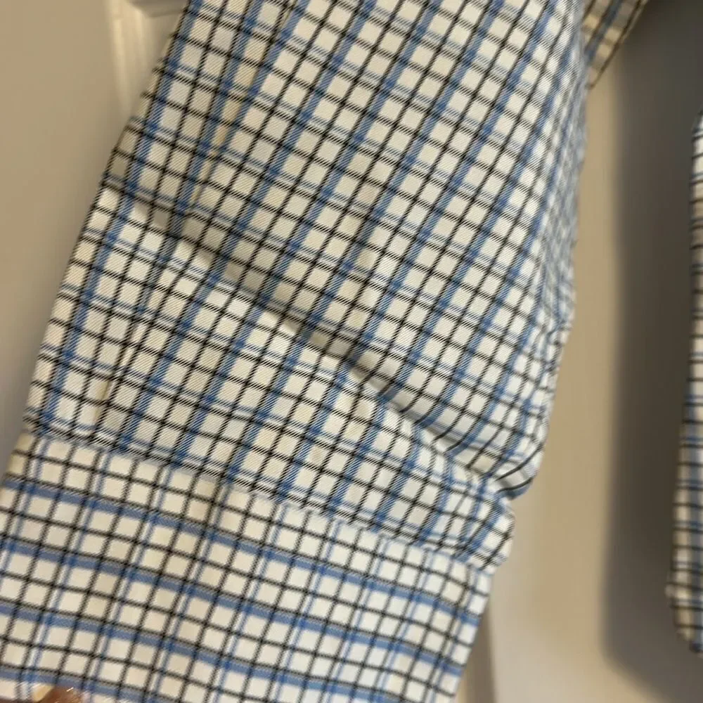 POLO Ralph Lauren Black, White & Blue Estate Checkered Button Down Shirt
